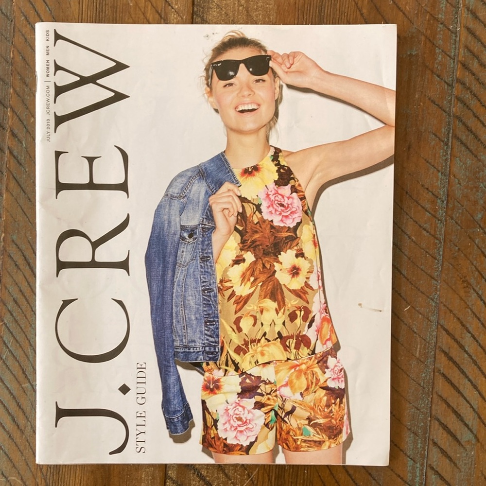 J.Crew Style Guide Catalog July 2013 Vintage